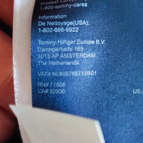 Tommy Hilfiger University style pullover men's size XS navy blue and red graphic - Picture 7 of 13